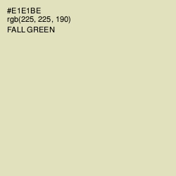 #E1E1BE - Fall Green Color Image